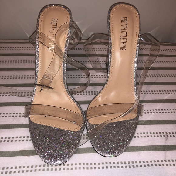 Silver sole clear heels - Picture 4 of 5